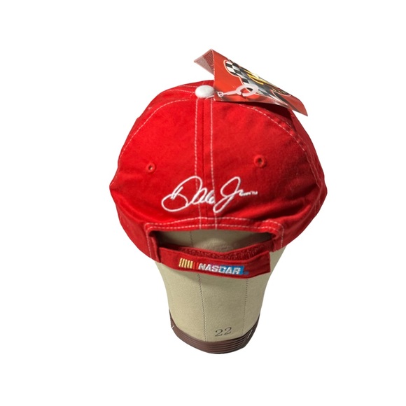 Bud Racing Dale Earnhardt Jr Winners Circle Red White NASCAR Hat Cap NWT - Picture 5 of 12